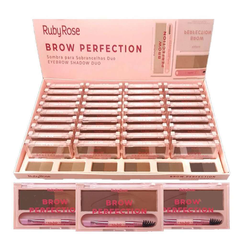 [PT-E2501] ruby rose - sombra para sobrancelha brow ___ PACK X6