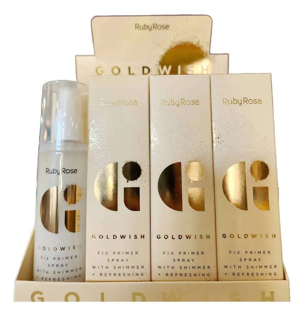 [PT-HB-602] primer goldwish refrescante vegano gold ruby rose