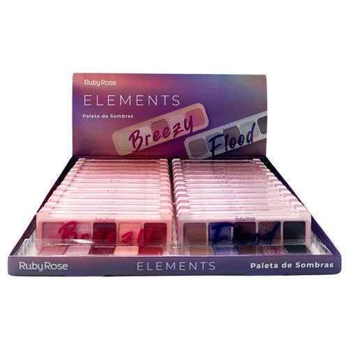 [PT-HB-f535-PT-HB-f536] paleta de sombras elements grupo 02 ruby rose