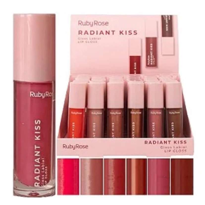 labiales radiant kiss ruby rose ___ PACK X6