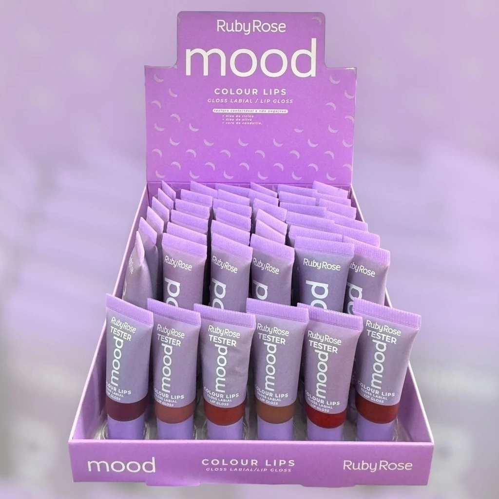 [PT-HB-7201] mood color lips ruby rose ___ PACK X6