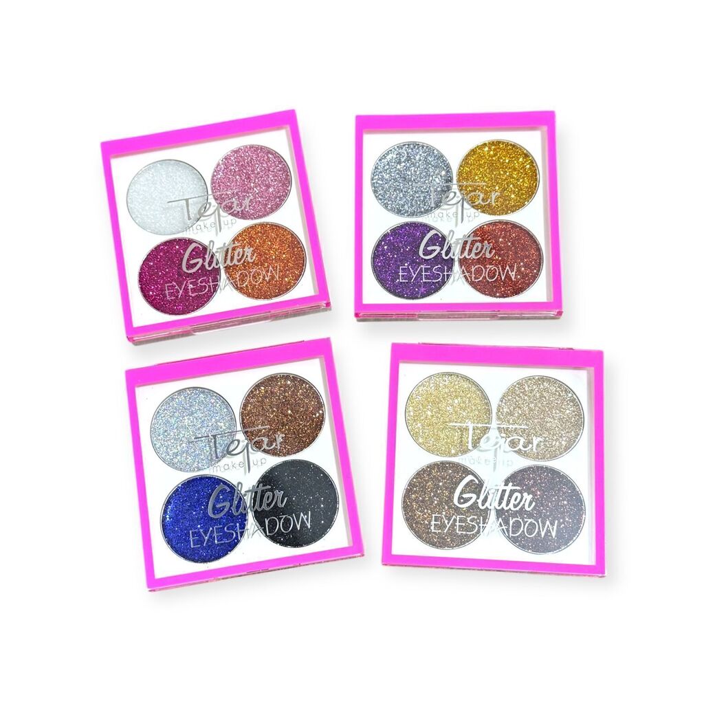 sombra para ojos x4 glitter TEJAR