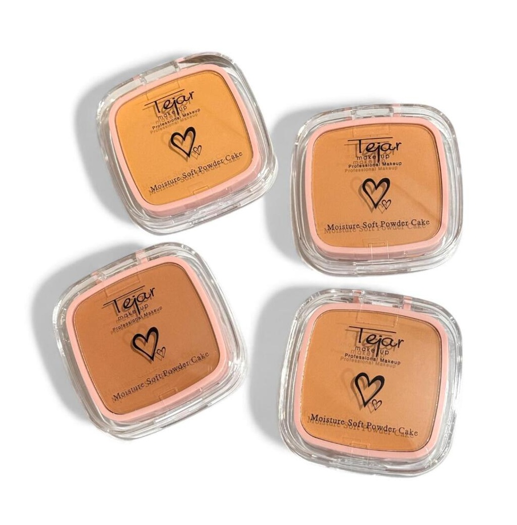 polvo compacto powder cake corazon TEJAR