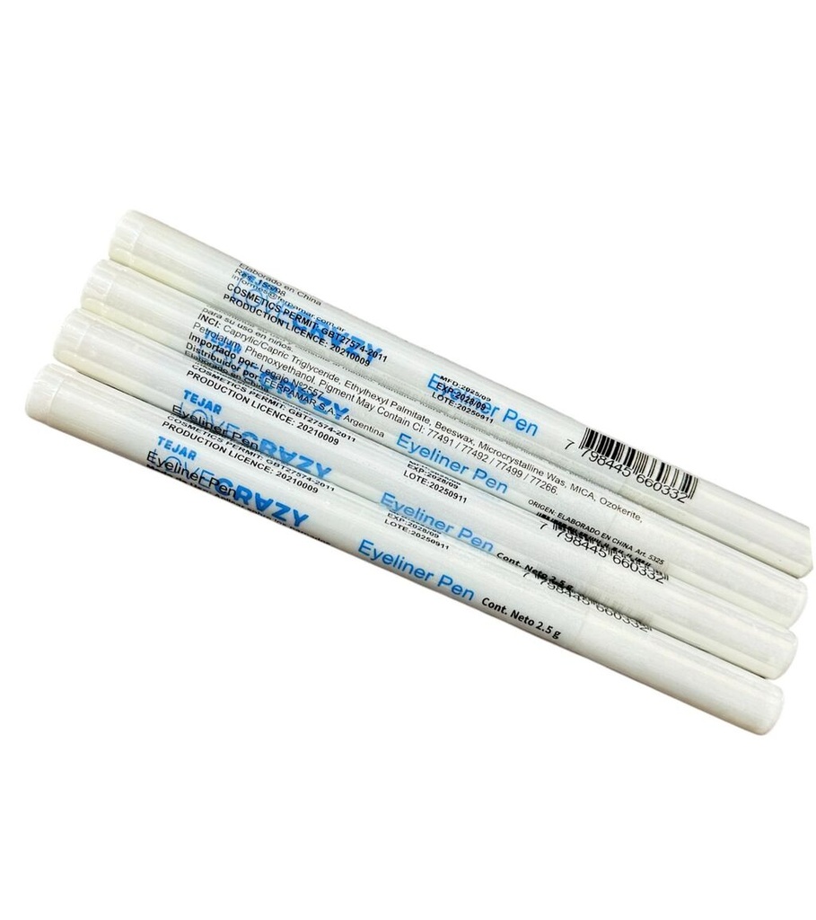 delineador blanco en lapiz love crazy TEJAR