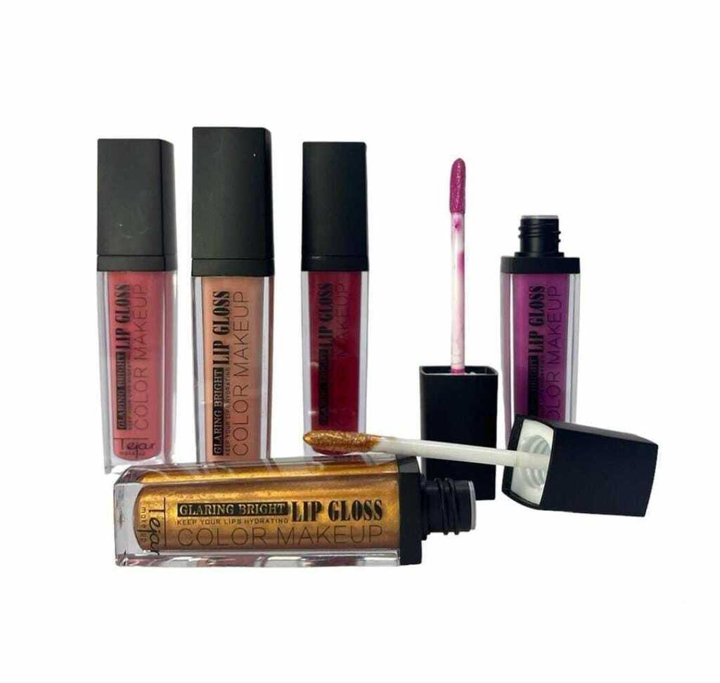 lip gloss color tapa negra TEJAR