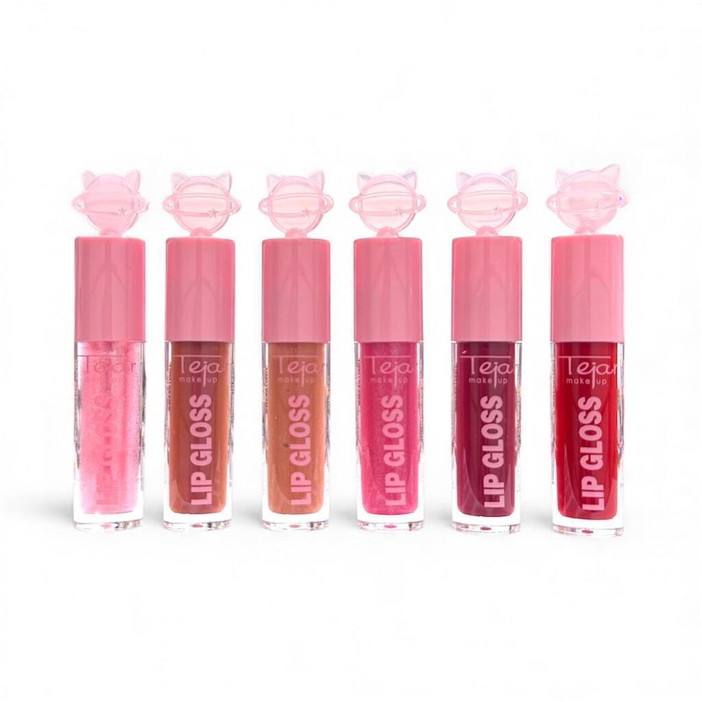lip gloss de color gatito TEJAR
