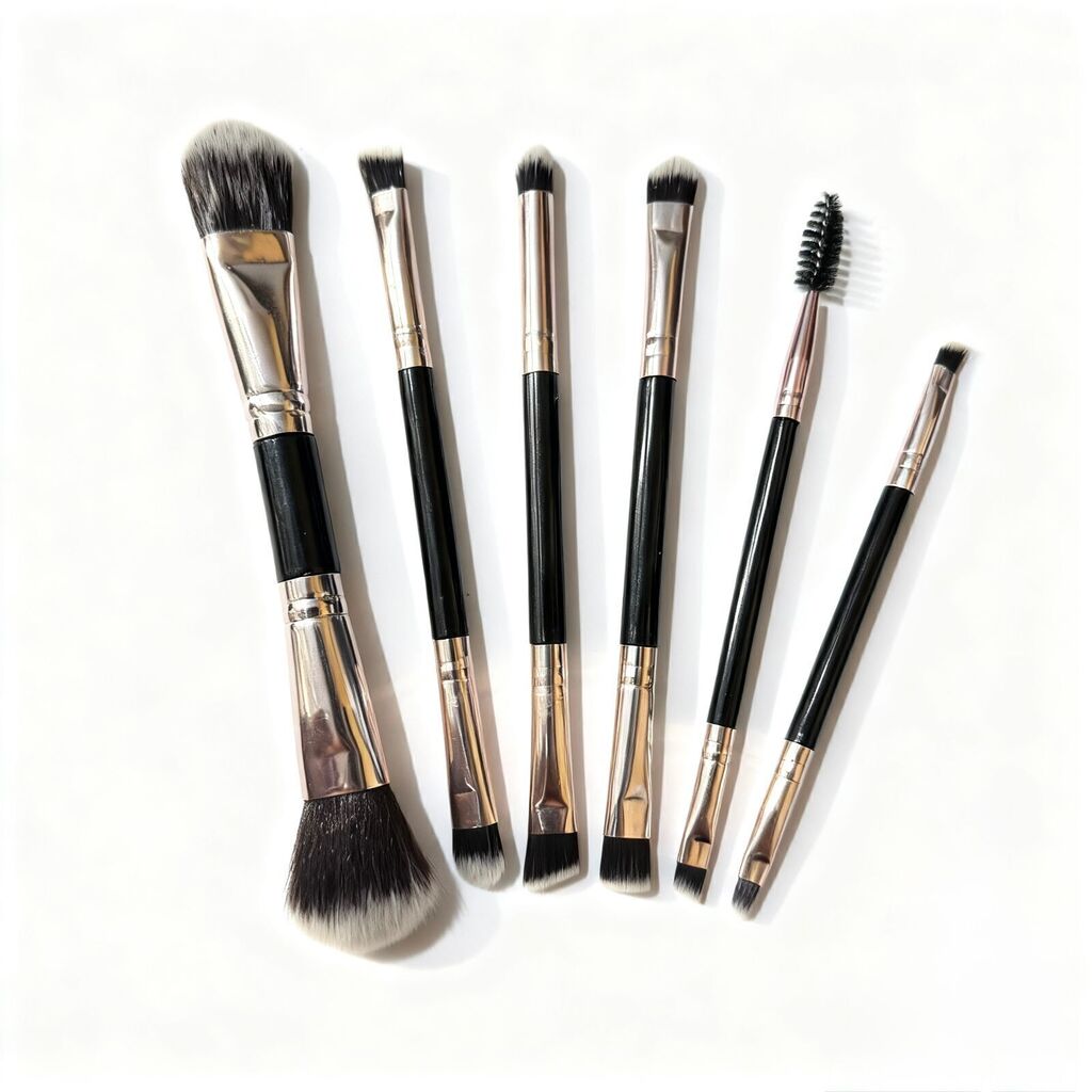 set de brochas x6 doble punta surtido