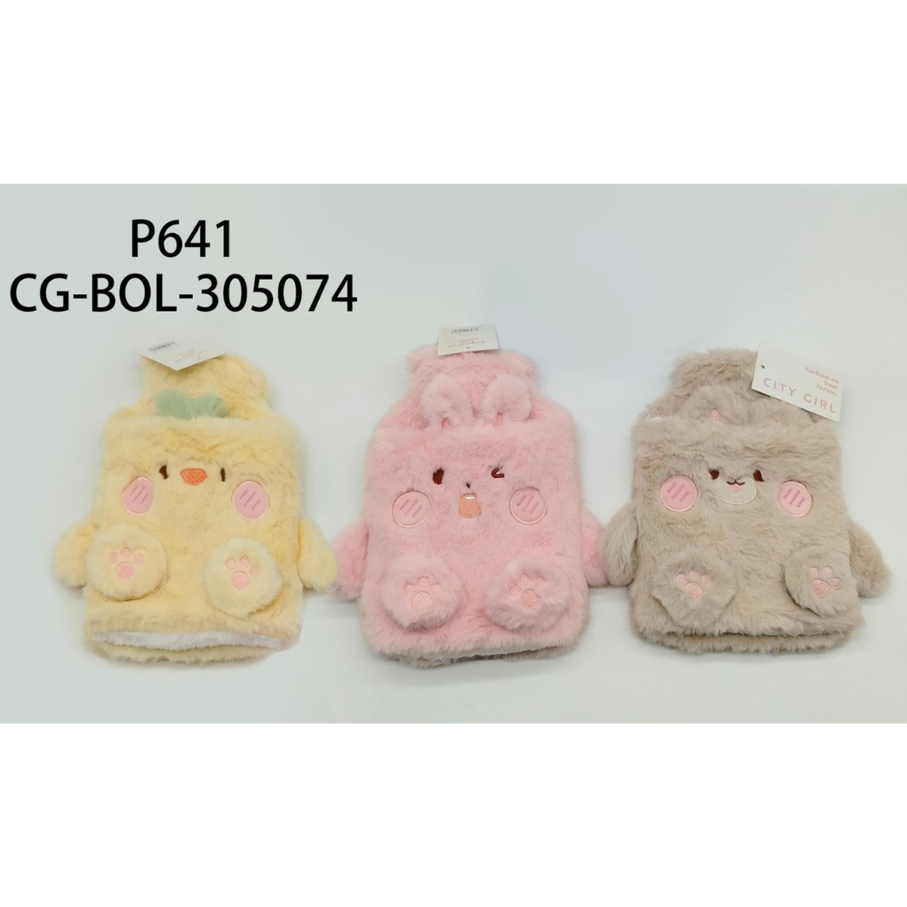 [PG-P641] bolsa para agua caliente peluche
