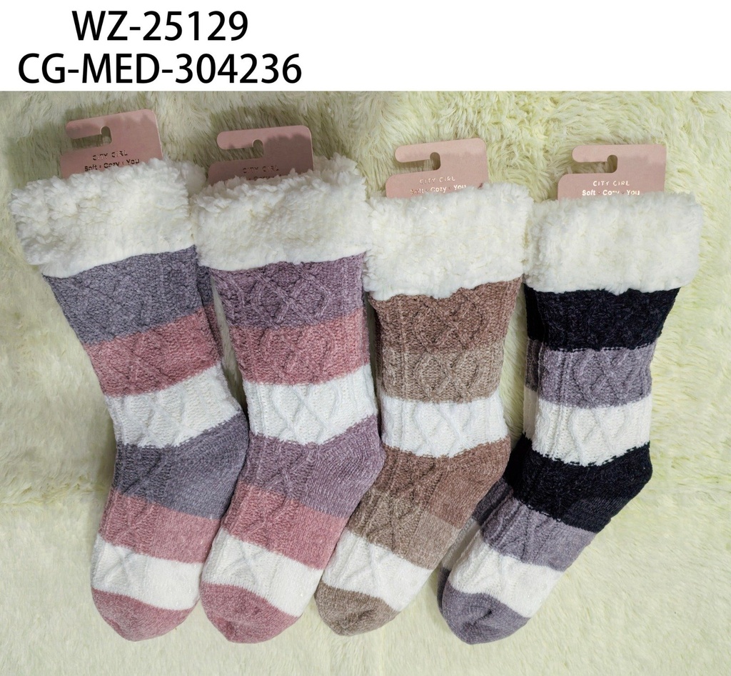 pantumedias corderito franjas