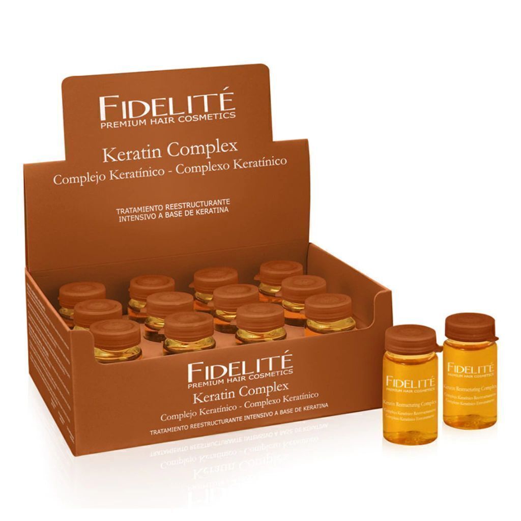 Ampolla keratinico reestructurante FIDELITÉ 15ml ___ CAJA X12
