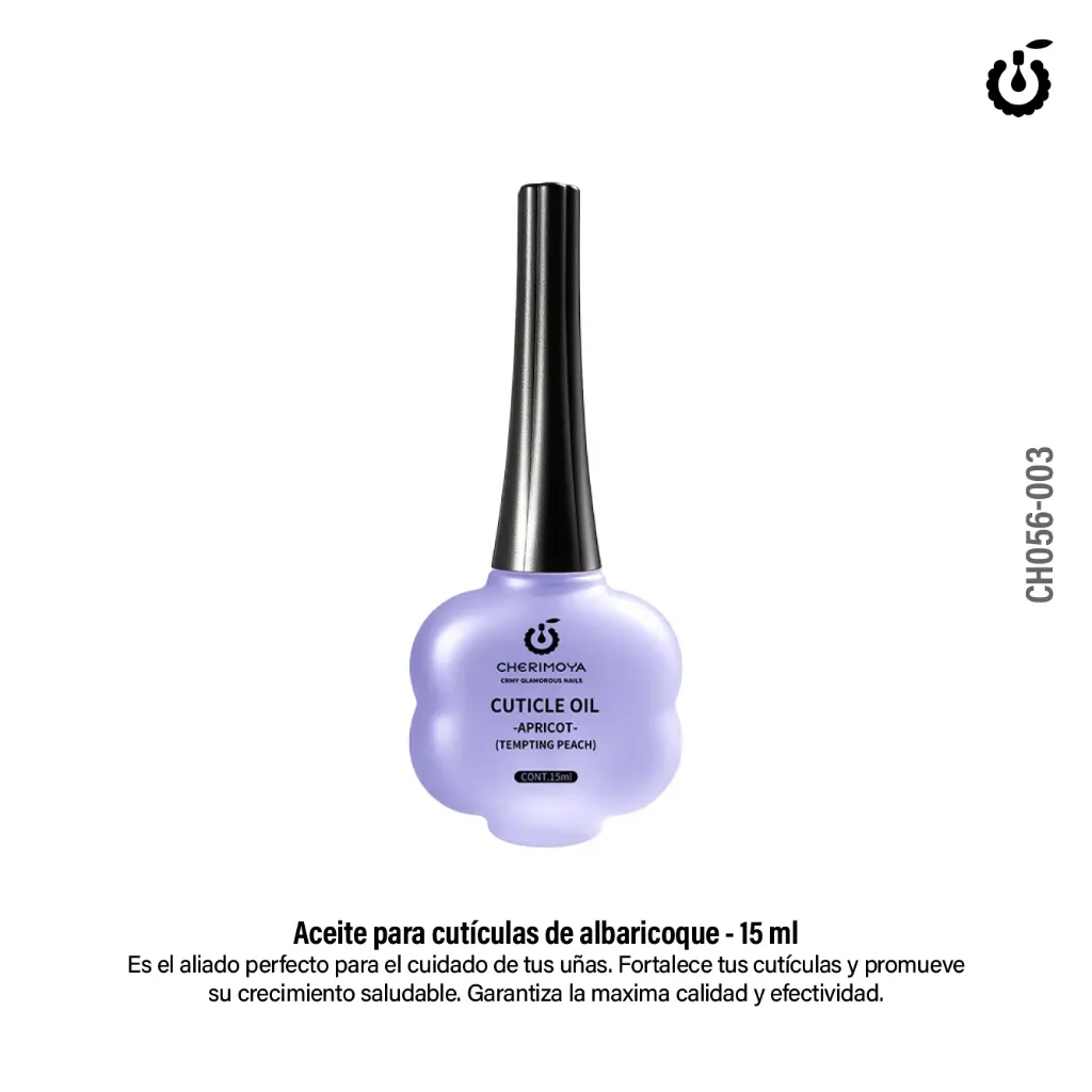 [X-833-CH056-3] Aceite cutículas Albaricoque Cherimoya 15ml ___ PACK X12