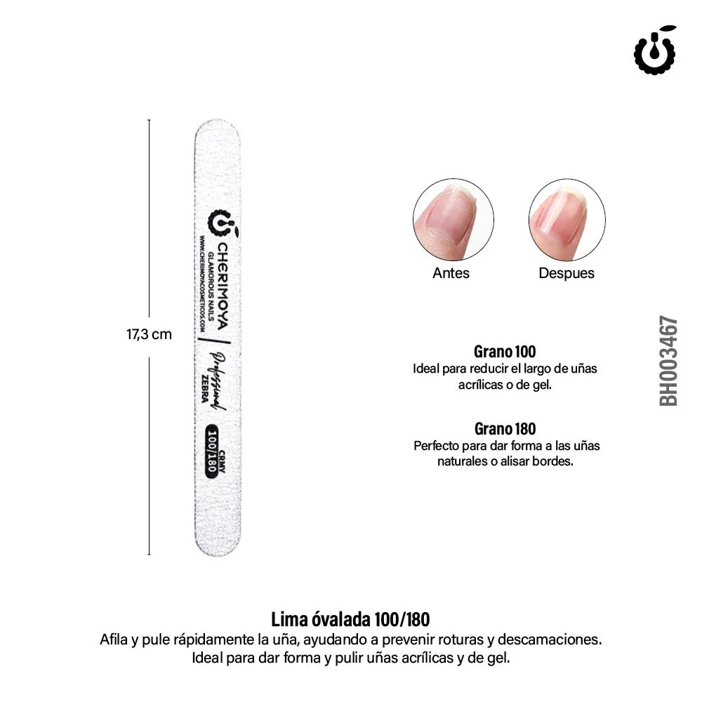 Lima oval 100/180 cherimoya ___ PACK X25