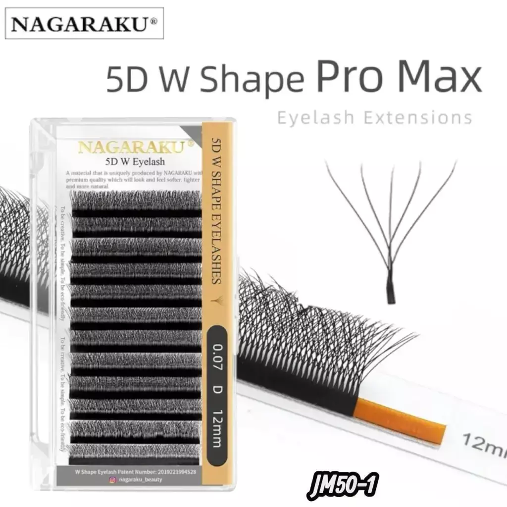 [PT-JM-50-1] extensiones de pestaña tecnologica 5d w pro max nagaraku 0.07d medida unica