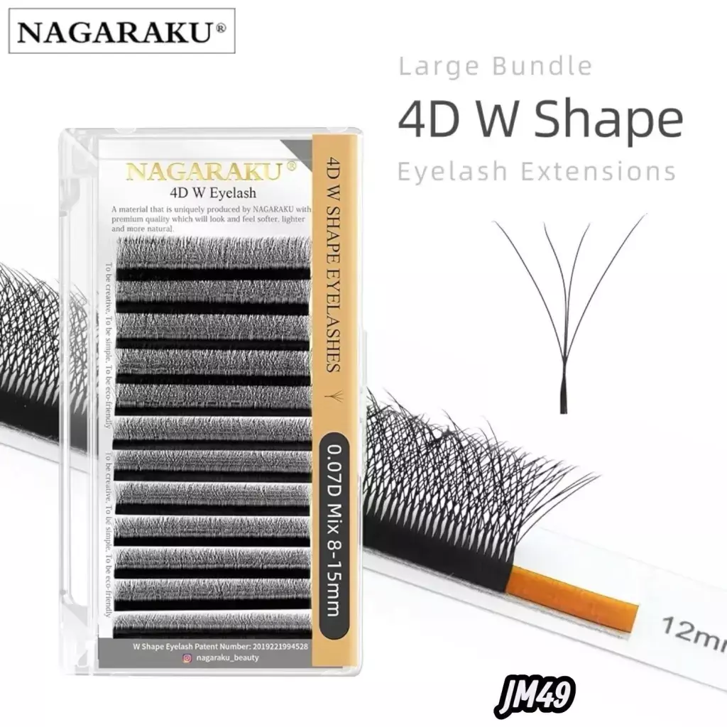 [PT-JM49] extensiones de pestañas tecnologica 4d w nagaraku 0.07D mix