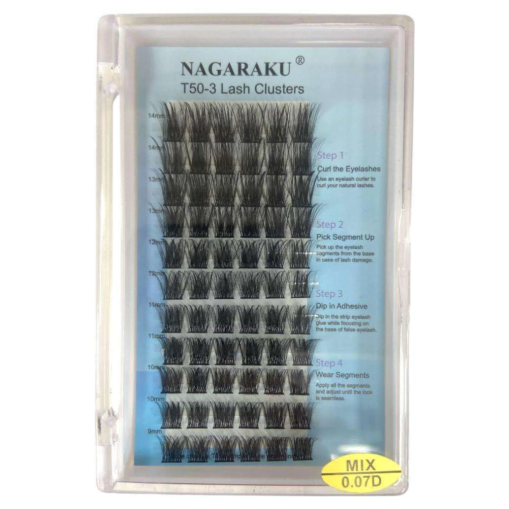 extensiones de pestañas lash clusters