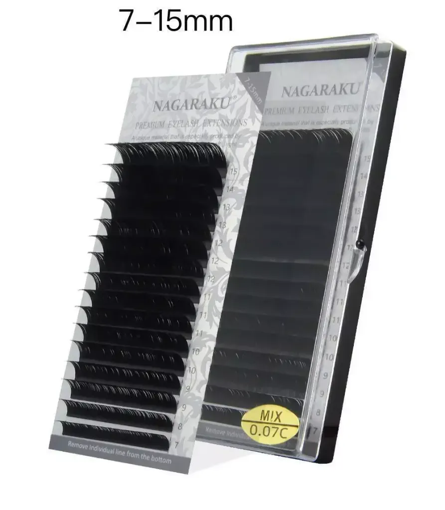 extensiones de pestañas magaraku mix 7-15mm