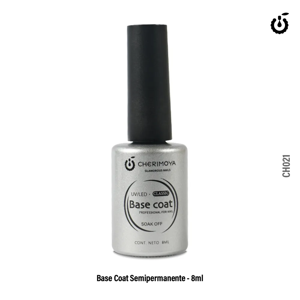 [X601-CH021] 8ML BASE COAT Semi Cherimoya ___ PACK X12