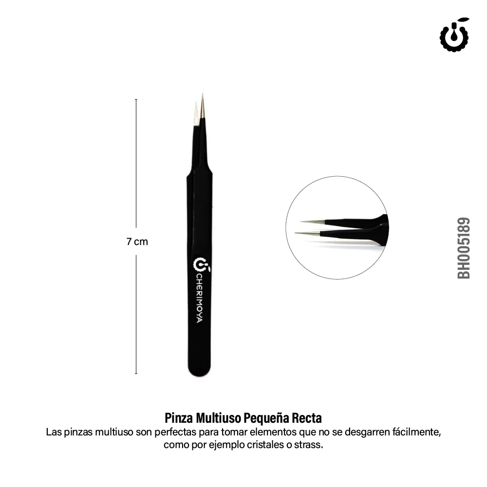 Pinza Multiuso Recta Pequeña Cherimoya ___ PACK X12