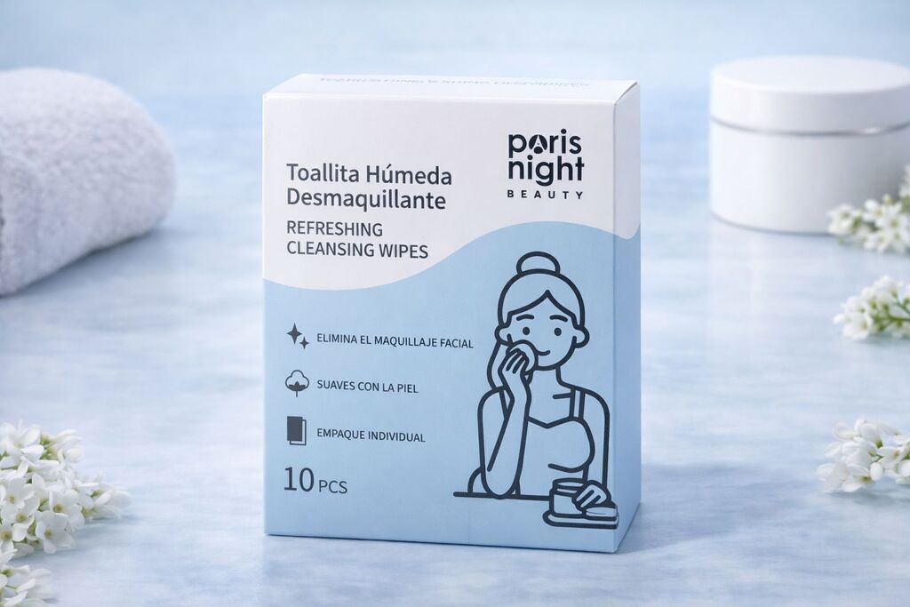 toalla humeda desmaquillante x10pcs