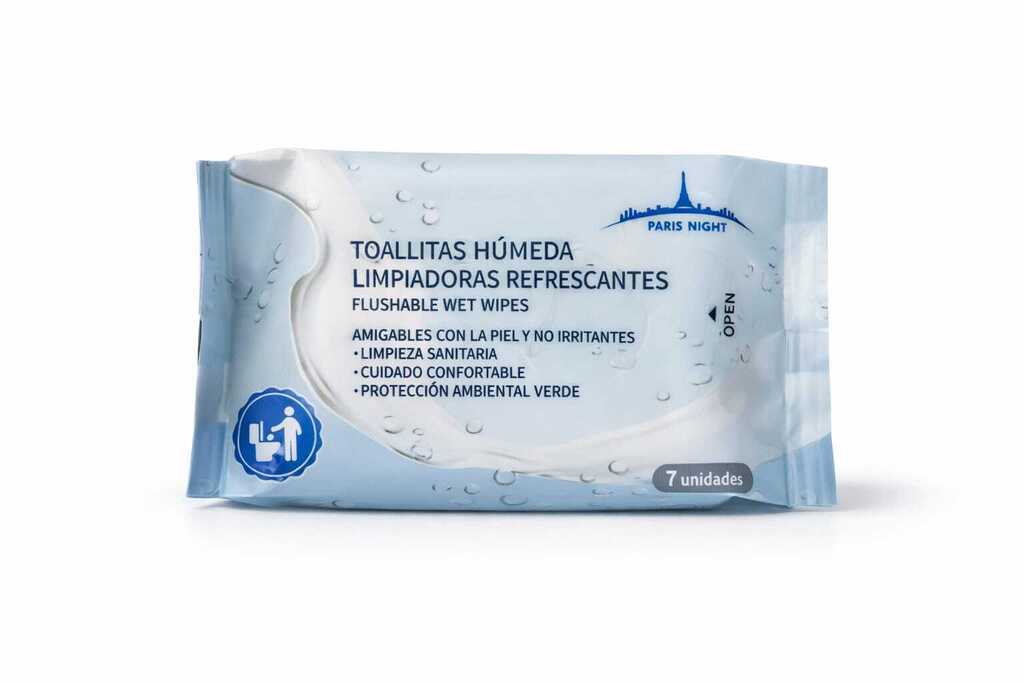 toalla humeda limpiadora refrescantes