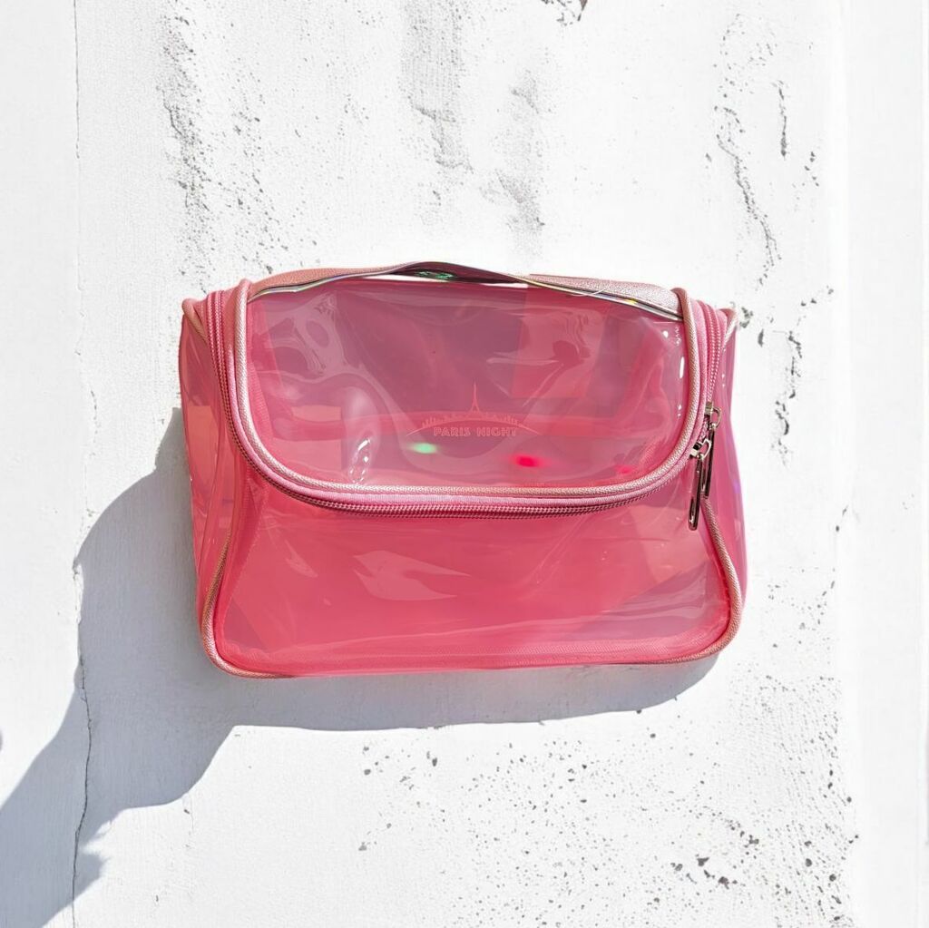 [PL-75025-505] neceser para maquillaje transparente color Paris Night