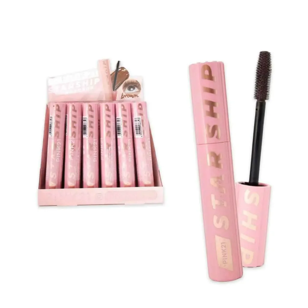 mascara de pestañas brown starship Pink 21
