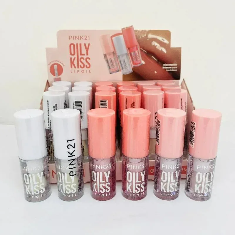 lip oil oily kiss Pink 21