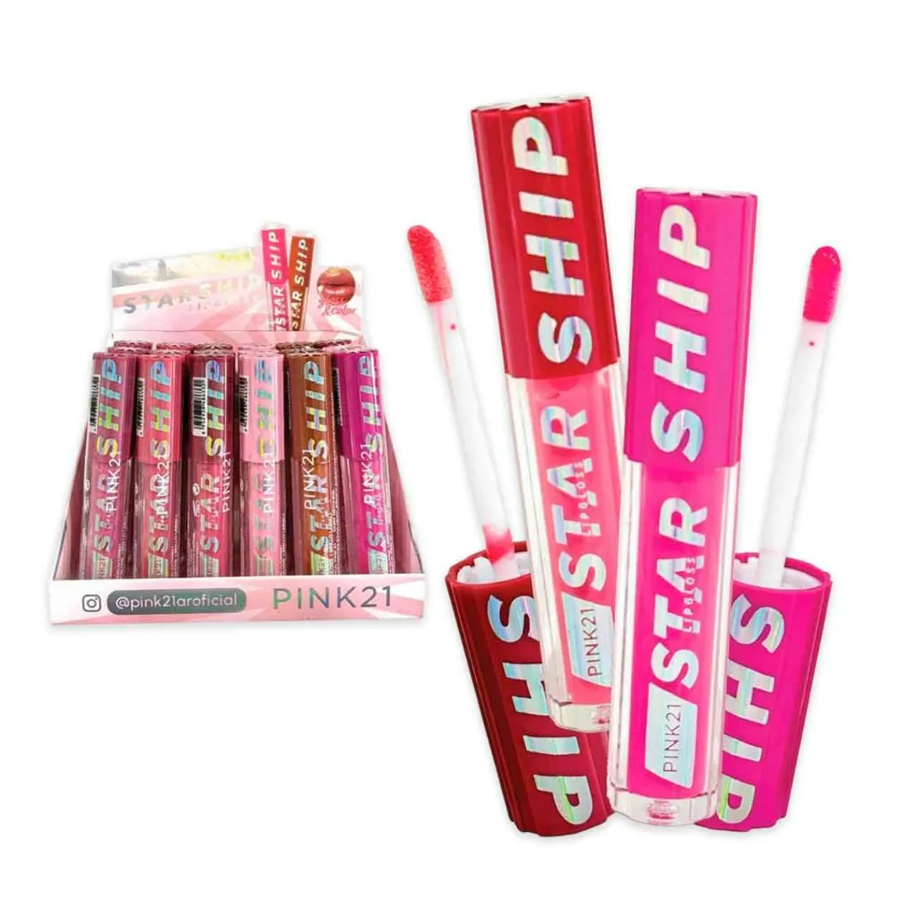 lip gloss star ship Pink 21