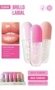 lip gloss con glitter love Pink 21