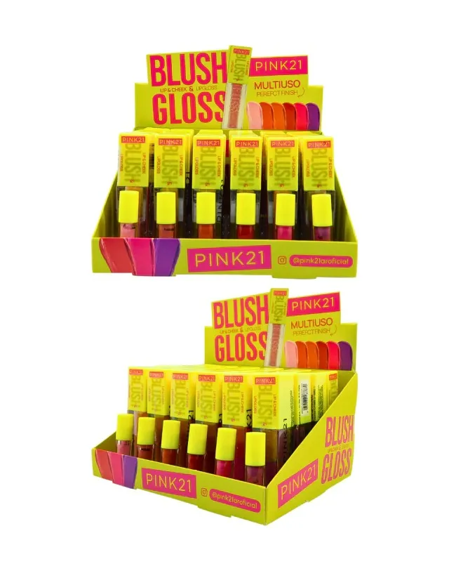 lip gloss + rubor liquido 2 en 1 Pink 21