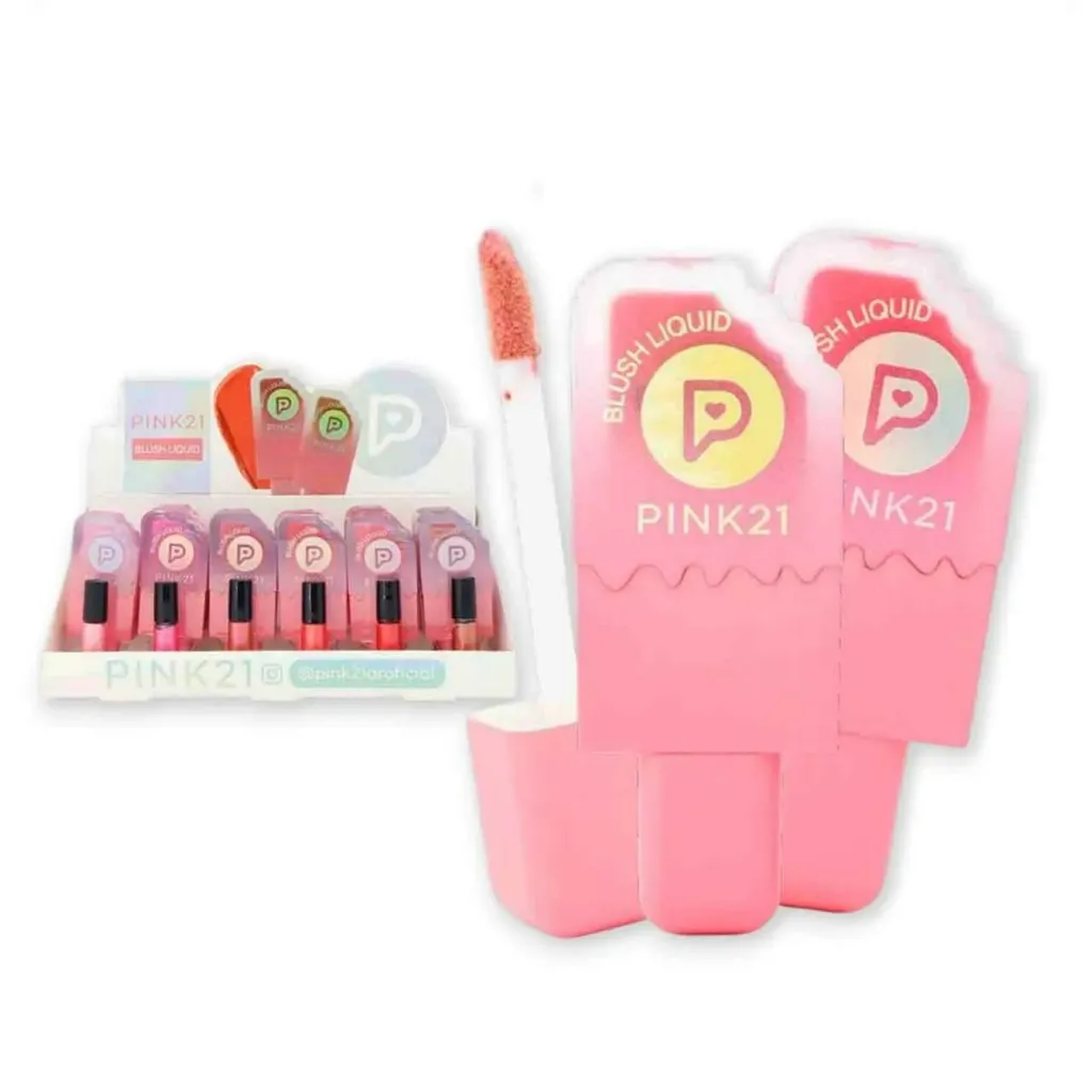 rubor liquido paletita Pink 21