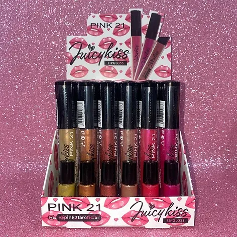 labial liquido juicy kiss Pink 21