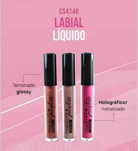[PL-458733-X3] labial liquido juicy kiss Pink 21 (Pack X3)