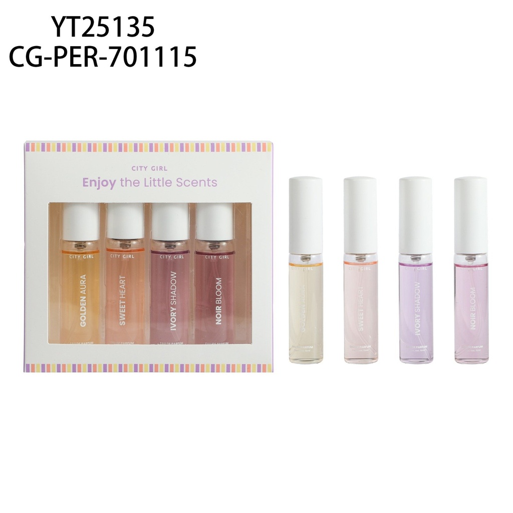 KIT DE PERFUMES ENJOY THE LITTLE SCENTS CITY GIRL – 4PCS