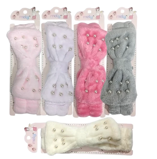[PM-MY-BA09A1009] VINCHA DE MAQUILLAJE CON PERLAS