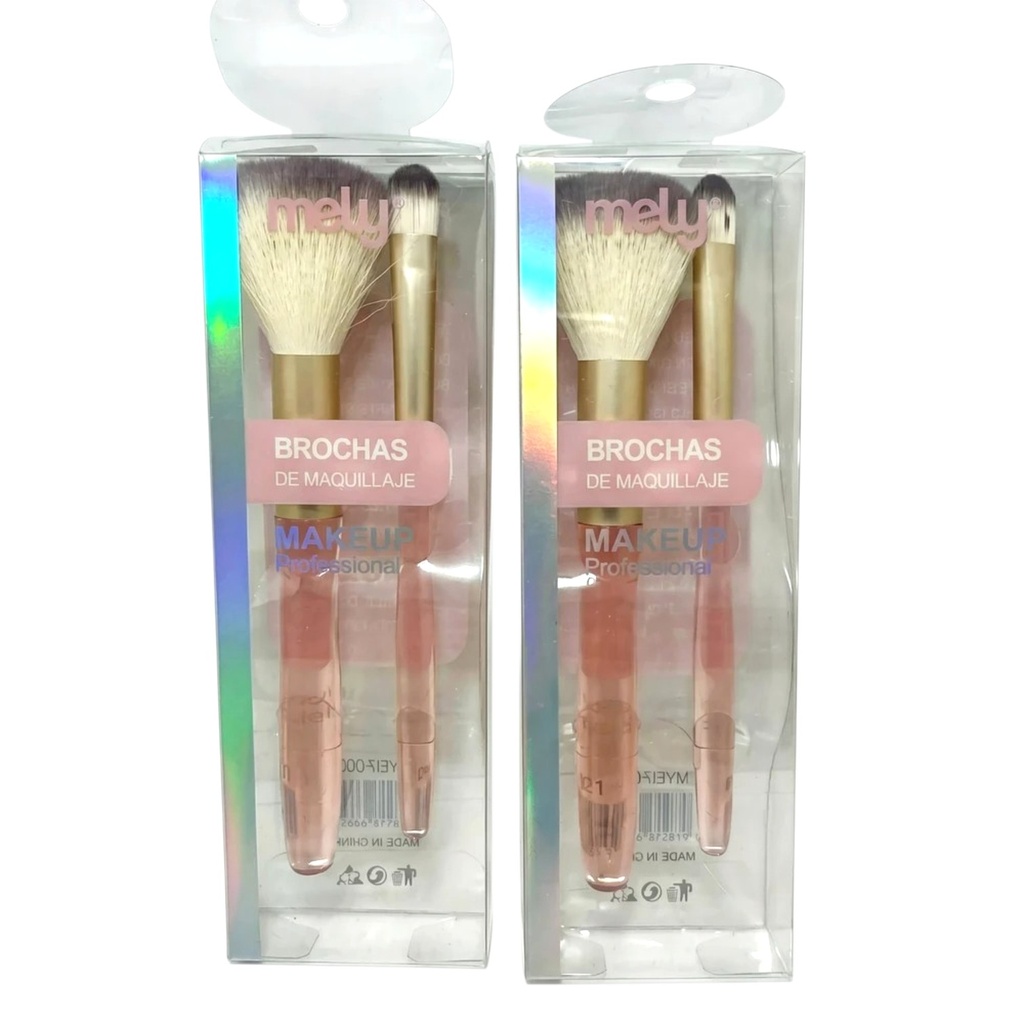 [PM-MYB7-0021] SET DE 2 BROCHAS DE MELY