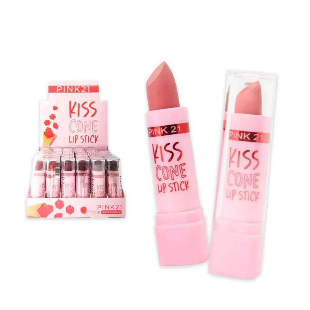 labial en barra kiss cone Pink 21
