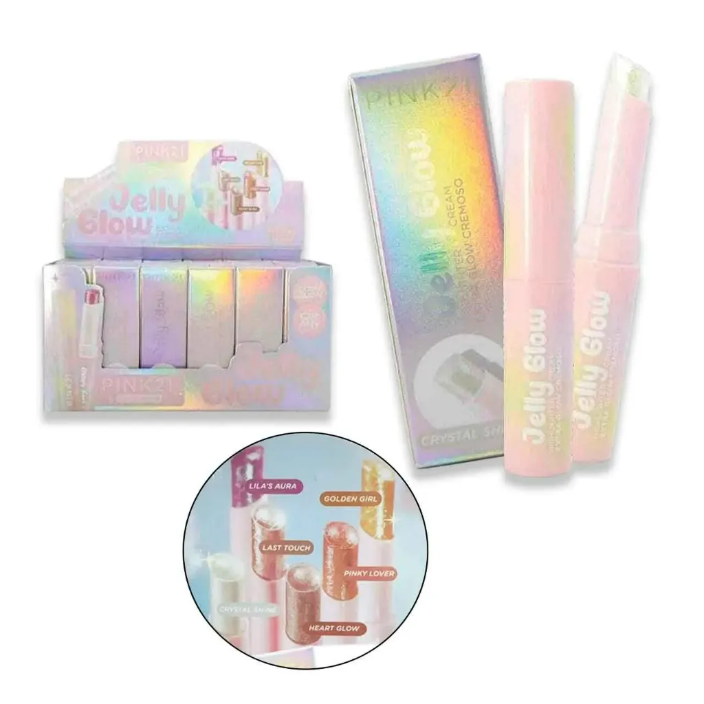 iluminador en barra jelly glow Pink 21