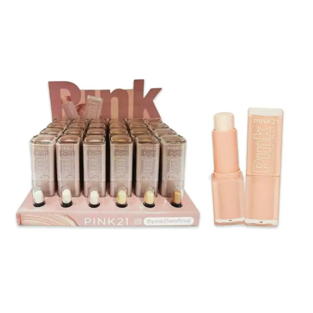 iluminador en barra cream Pink 21
