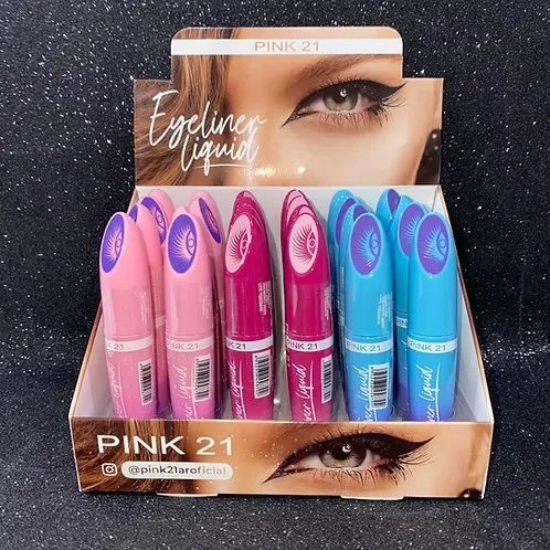 delineador liquido de colores Pink 21