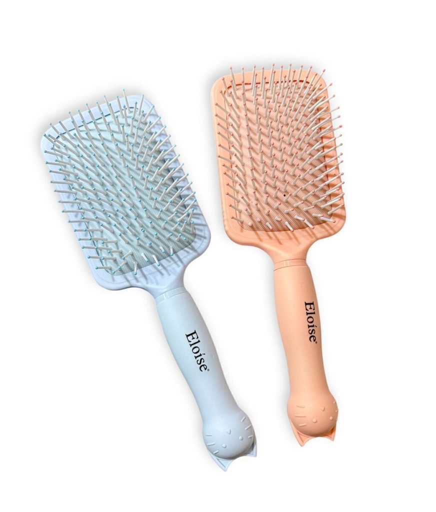 Cepillo para el pelo CUADRADO MANGO GATITO  ELOISE