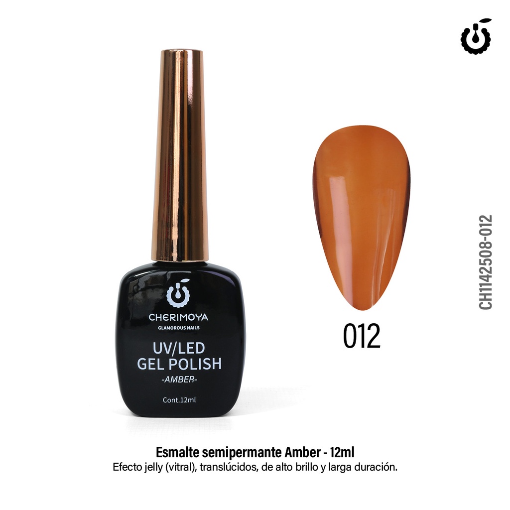 [CH114-12] Esmalte UV/LED carey charm 12ml ___Pack X6