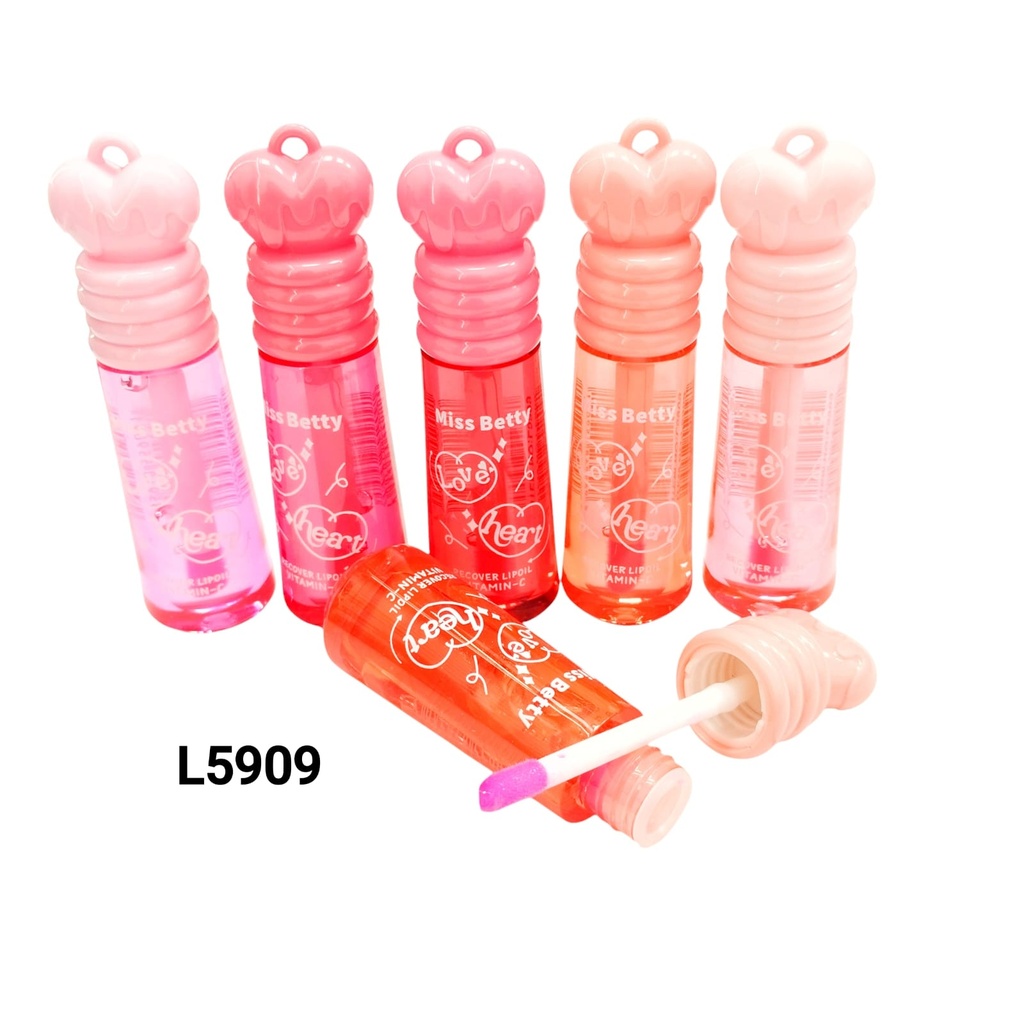 GLOSS LOVE HEART MISS BETTY___Pack X3