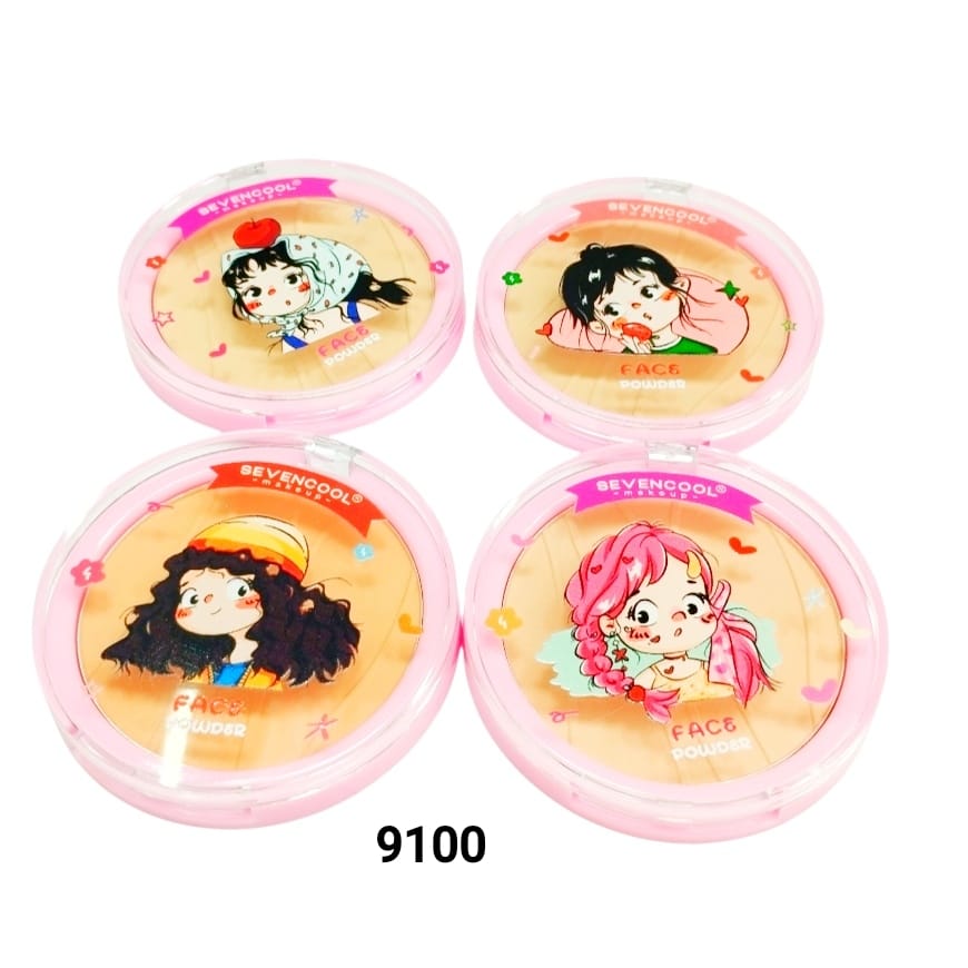 [PY-9100] POLVO COMPACTO SEVENCOOL___Pack X3