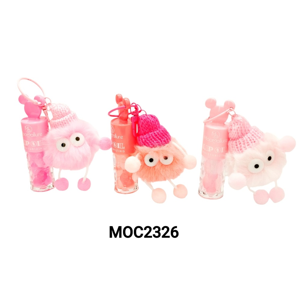 [PY-MOC2326] GLOSS + LLAVERO POMPON