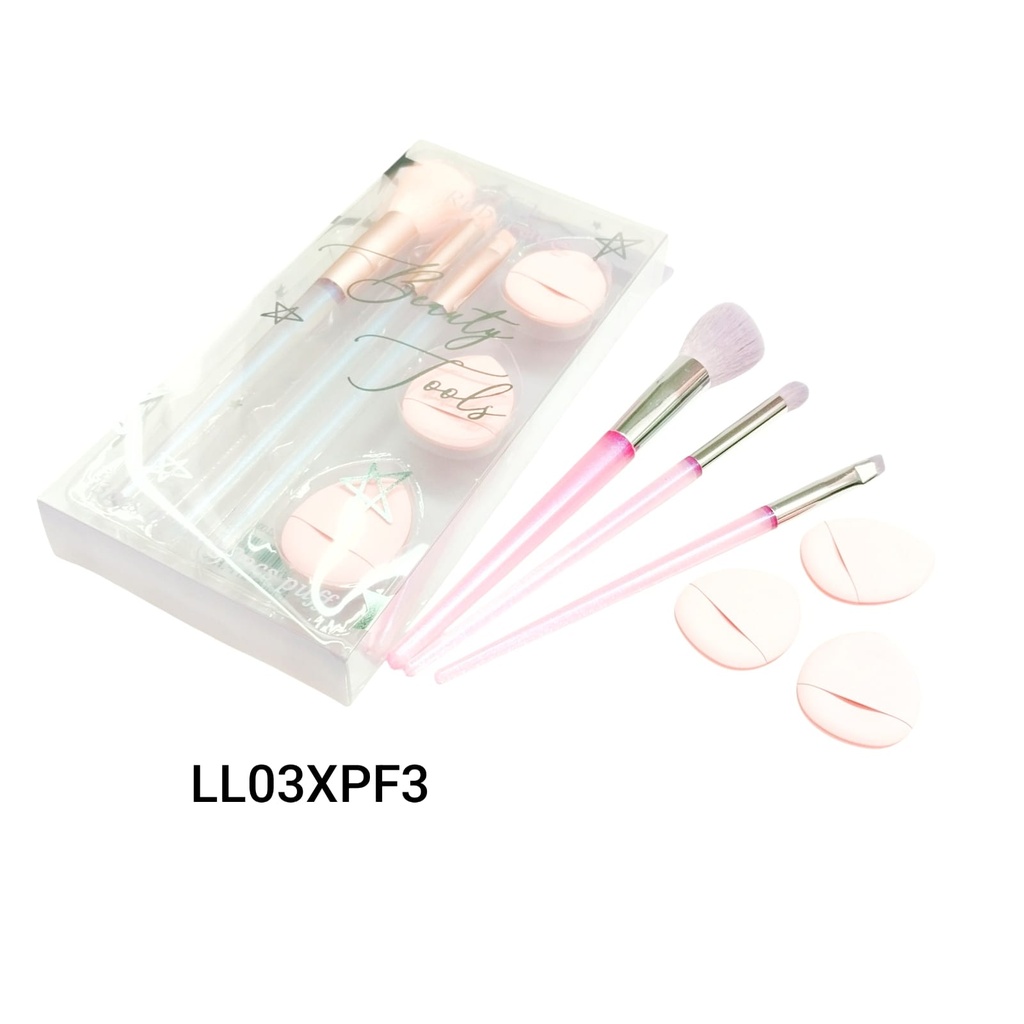 [PY-LL03XPF3] SET BROCHAS Y ESPONJAS RUBY FACE X1U.