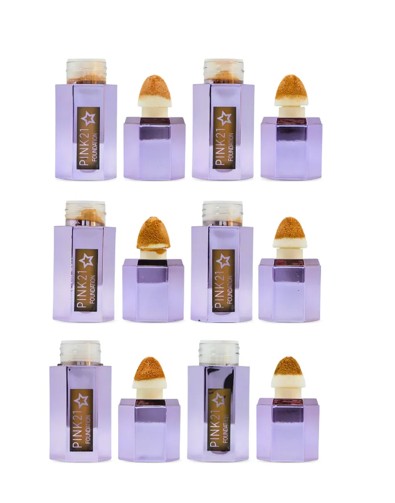 [PL-4854635985-X3] base efecto matte Pink 21 (Pack X3)