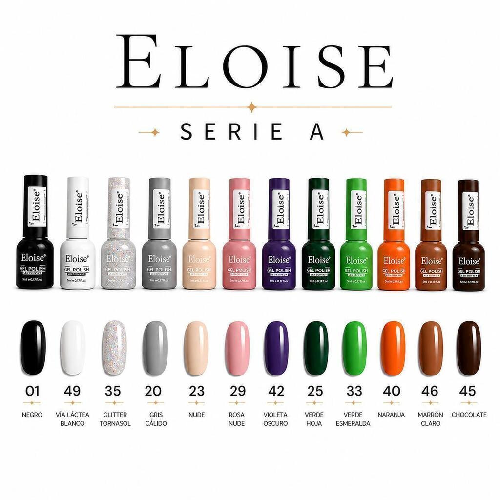 Serie A de 12 esmalte 5ml ELOISE