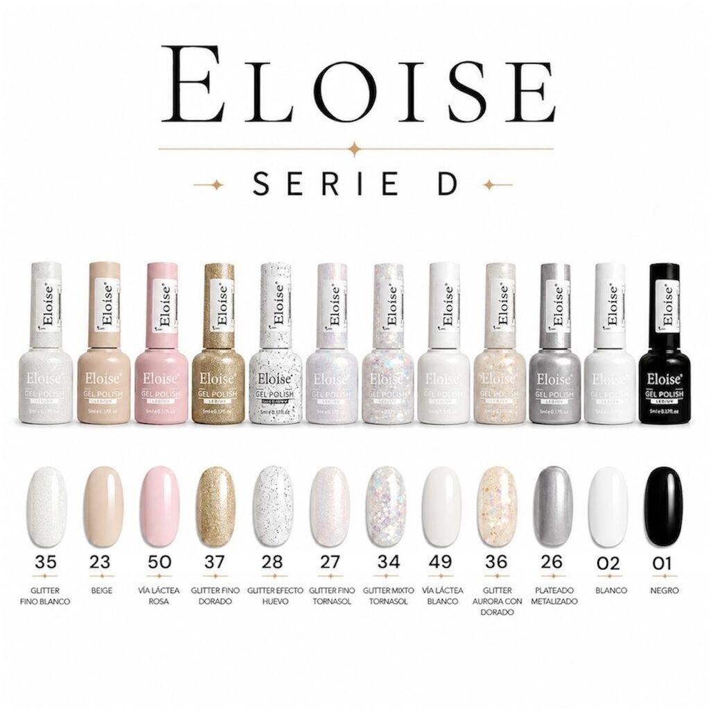 Serie D de 12 esmaltes 5ml ELOISE