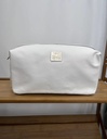 NECESER DE CUERINA BLANCO 31*15*13